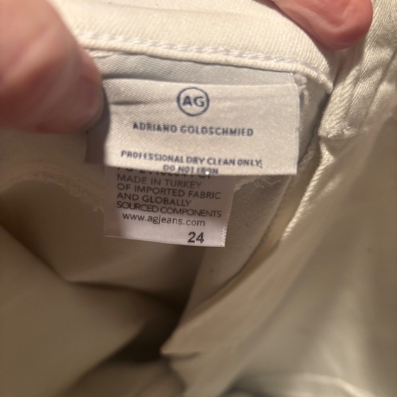 AG Adriano Goldschmied Farrah Skinny Ankle Jeans in Luminous Fade to Gray 24 NWT - Picture 6 of 10